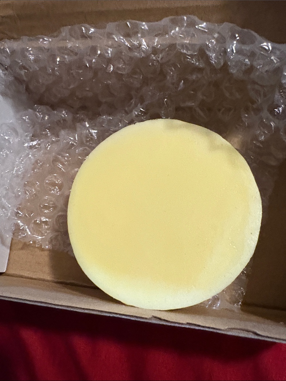 Lemon Goat's Milk Soap - Yellow Floral Bar - Picture 4 of 5